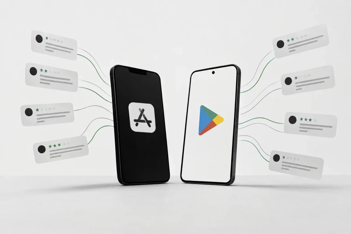 Google Play ve Apple App Store sahte uygulama şikayet akışlarının karşılaştırması