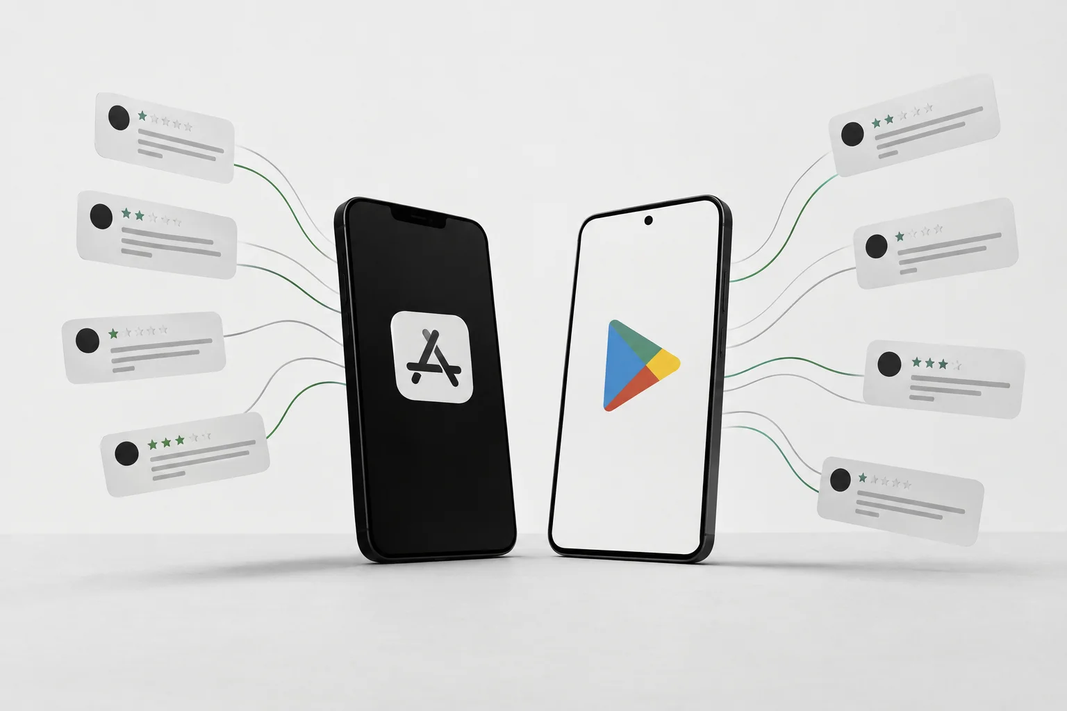 Google Play ve Apple App Store sahte uygulama şikayet akışlarının karşılaştırması